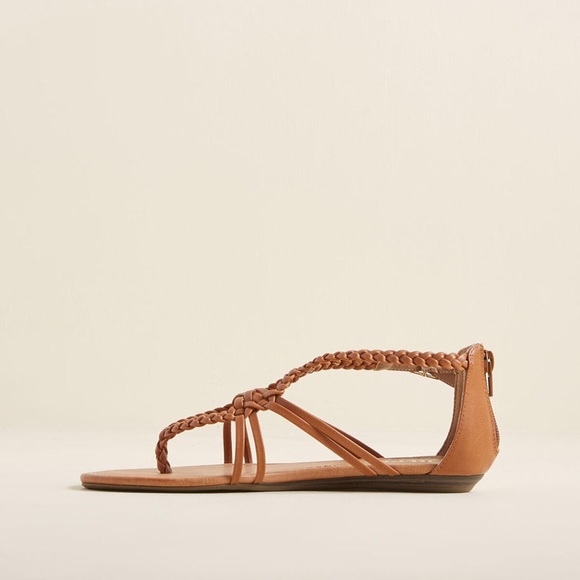 NWT Modcloth Charming Crossroads Braided Sandal - Picture 3 of 15